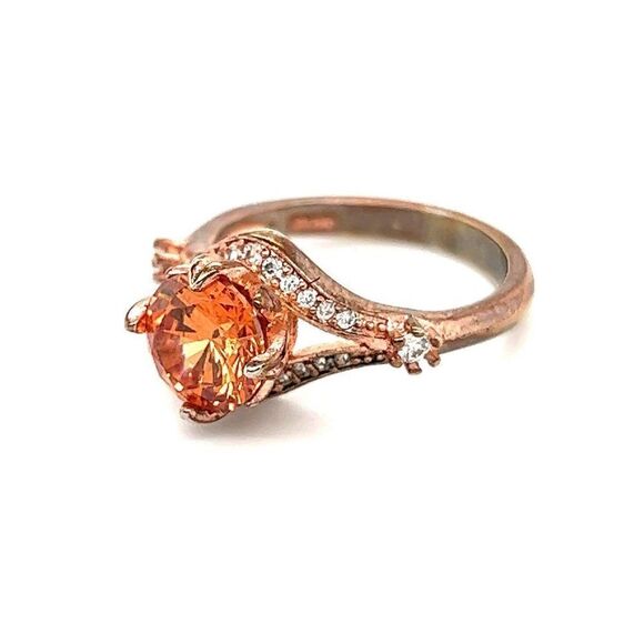 Orange Stones Ring - Picture 3 of 6